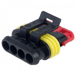 Superseal 4-way male connector for Ducati