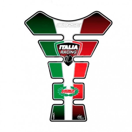 Protector de depósito Bandera Italia Racing para Ducati