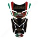 Protector de depósito Italia Racing 4-pc Negro Ducati