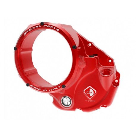 Carter d'embrayage rouge 3D Ducabike pour Ducati 
