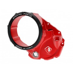 Ducabike red clear 3D clutch cover