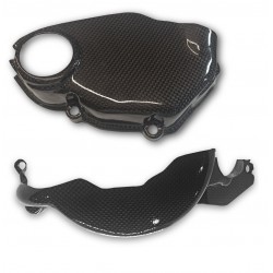 Kit protezione coppa olio in carbonio per Ducati.