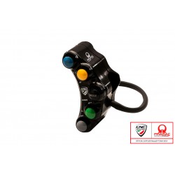 Painel de botões esquerdo CNC Pramac SWD02B para Ducati
