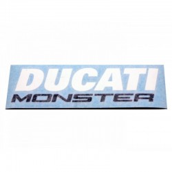 Adesivo branco e preto Ducati Monster OEM 43510331AW