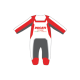 Baby Onesie Rider Logo Ducati Corse. Size 80. 1986002