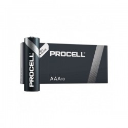 Batteries Duracell Industrial AAA 10 unités