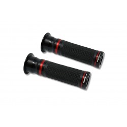 Ducati EVO Bicolor red grips by CNC Racing. MP105BR