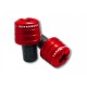 Ducati Performance style Universal bar ends red Ducati