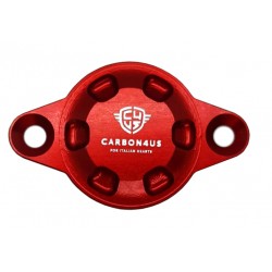Couvercle d'inspection carter Carbon4us sur Ducati