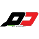 Logo QD Exhausts adesivo anticalore per Ducati