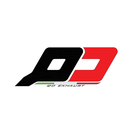 Logo QD Exhausts adesivo anticalore per Ducati