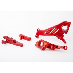 Kit de suporte de chassi Motocorse Vermelho Ducati V4