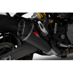 Zard Racing Exhaust Carbon Ducati Monster 821 2018-2020