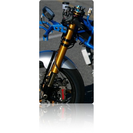 Ohlins and NCR steering damper kit for Ducati