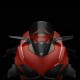 Ducati Stealth silver aerodynamic mirrors by Rizoma
