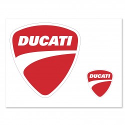 Kit 2 adesivos com logotipo oficial da Ducati 987700759