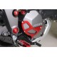 Protecteur rouge d'embrayage CNC Ducati Multistrada DVT