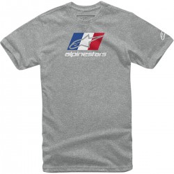 Camiseta Alpinestars World Tour Ducati cinza