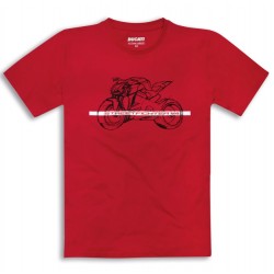 Camiseta roja Ducati Corse Streetfighter V4