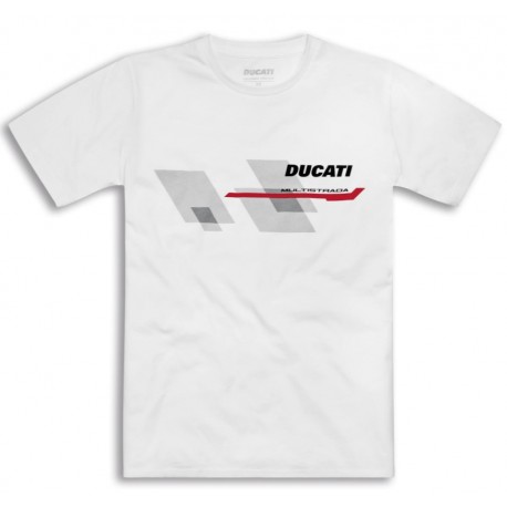 Camiseta branca Ducati Multistrada Temptation