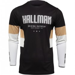 Camiseta Off-Road Hallman Differ Negro para Ducatistas