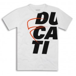 Camiseta branca Ducati Sketch 2.0
