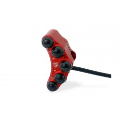 Red CNC Racing 8 button left handlebar switched V4