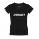 T-shirt "Ducatiana 2.0" noir pour femme.