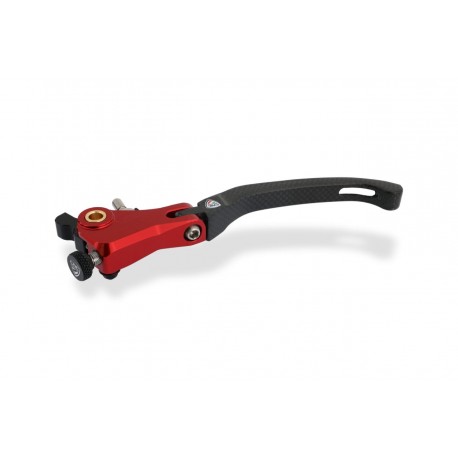 CNC Racing Carbon Race red / gloss Folding clutch Lever