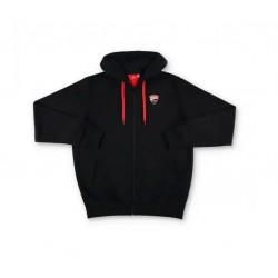 Ducati Corse black zip-up hoodie 2226001