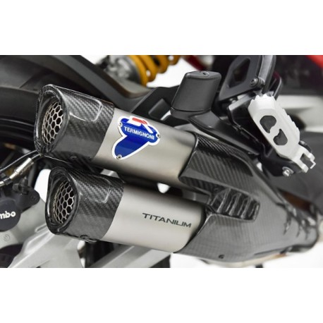 Steel exhaust silencer Termignoni MTS V4 APPROVED