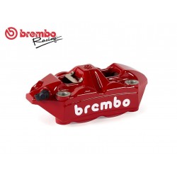 Étrier de frein radial gauche Brembo Racing M4 rouge 100 mm