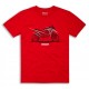 T-shirt rossa originale Ducati Multistrada V4