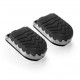 Rizoma Escape black footpegs for Ducati PE641B