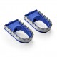 Rizoma Escape blue footpegs for Ducati PE641U