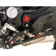 Pedane CNC Racing Ducati Monster 937 PE433B nere