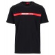 Camiseta negra Ducati Corse línea roja 2236001