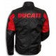 Ducati Company C4 jaqueta de couro perfurado 981075154