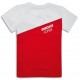 Camiseta infantil DC Sport vermelha branca 987706804