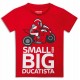 T-shirt rossa bambino Big Ducatista 4-6 anni 987706106