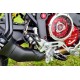 Black rear brake cylinder protector CNC Ducati DesertX