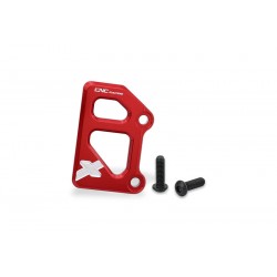 CNC Racing red rear brake master cylinder protector for Ducati Desert X