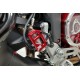 Red rear brake cylinder protector CNC Ducati DesertX