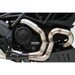 Zard Racing 2-1 exhaust manifolds for Diavel