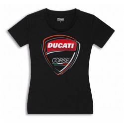 Camiseta de chica oficial Ducati Sketch 2.0 Negro 987705674