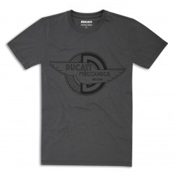 Camiseta oficial Ducati Meccanica cinza 987705944