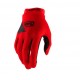 Red Airmatic gloves from the 100% Brand for Ducati
