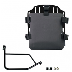 Unit Garage right hypalon bag holder with black support for Ducati Desert X