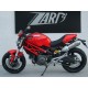 Échappement Zard Racing cônique inox sur Ducati Monster 796/696/1100