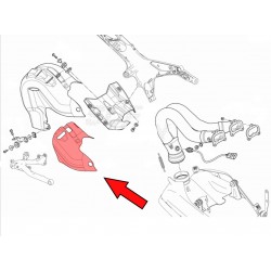 Ducati OEM proteção reflexiva de calor para Superbike Panigale V4 R